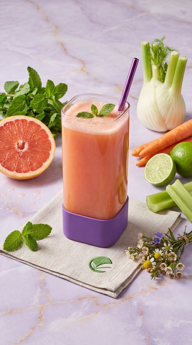 Mocny grejpfrut – sok oczyszczający z fenkułem i selerem