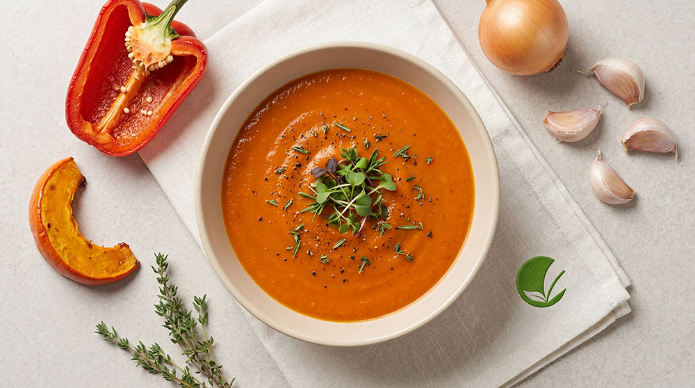 Zupa z dyni i papryki