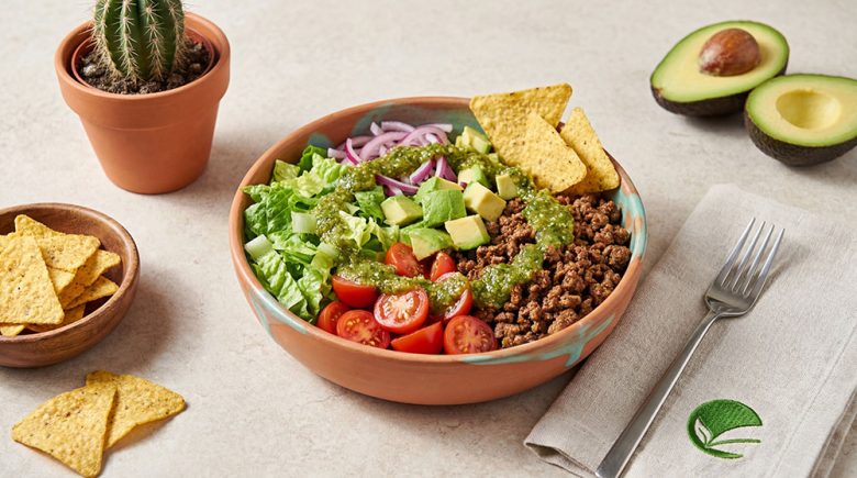 Taco bowl z wołowiną – lekka kolacja meksykańska na Diecie Aktywnej