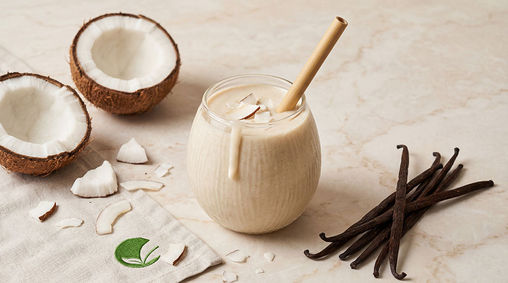 Keto shot kokosowo-waniliowy – szybka przekąska low carb
