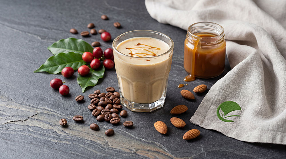 Low carb shot kawowy z nutą karmelu – szybka keto przekąska