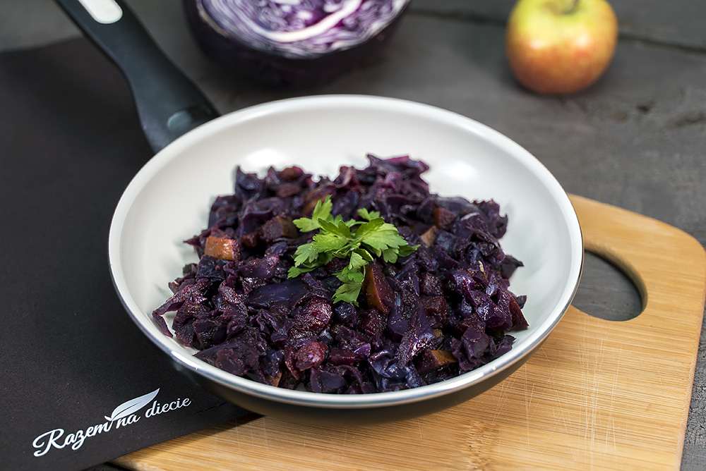 Gąszcz z czerwonej kapusty