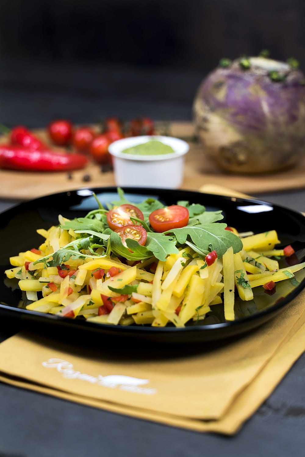 Sałatka z rzepy lub kalarepy