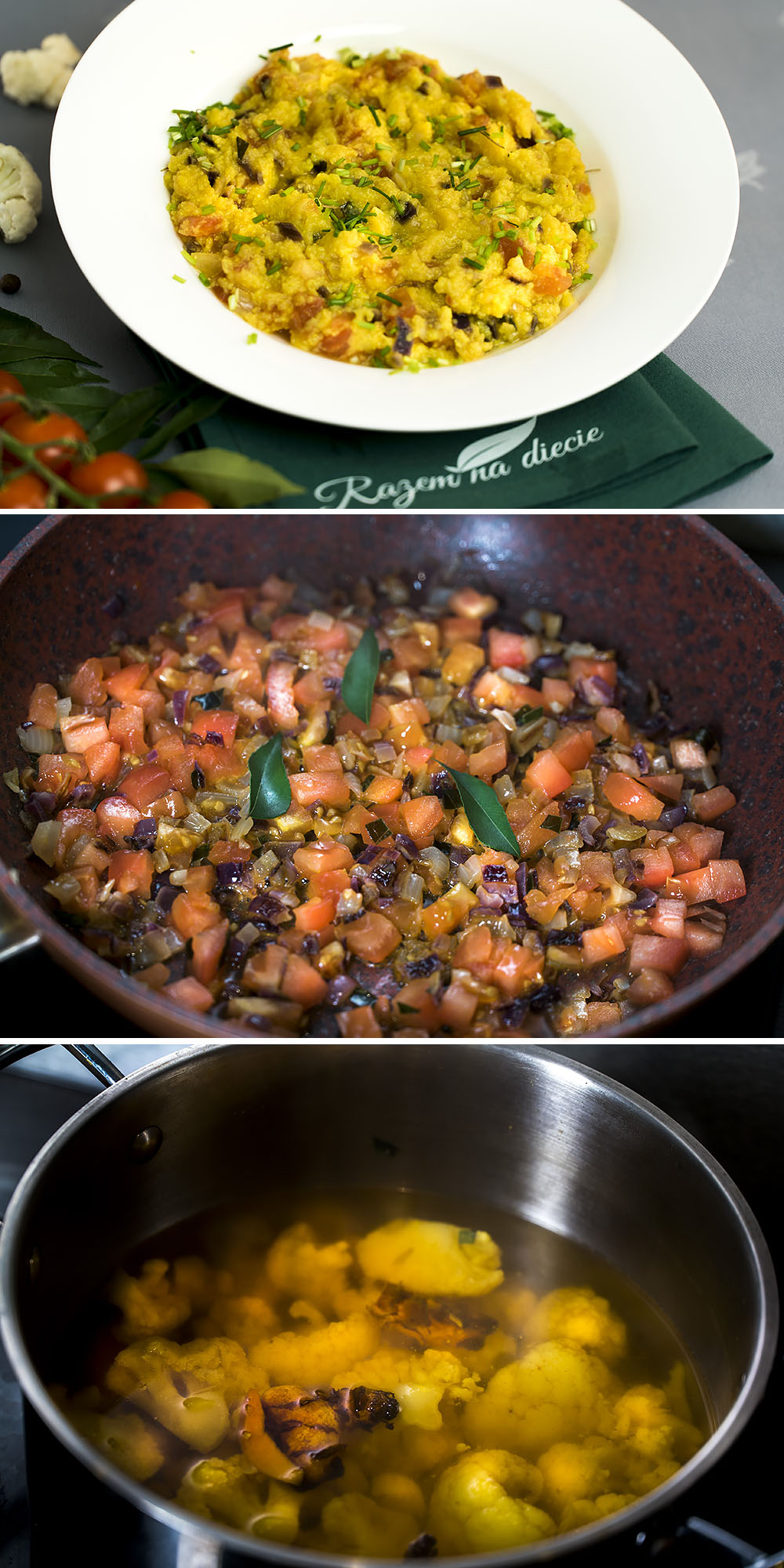 Kalafiornica z pomidorami