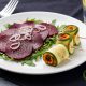 Carpaccio z buraka na rukoli