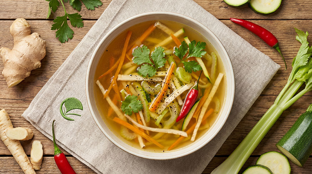 Orientalna zupa warzywna