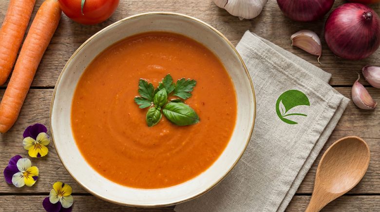 Zupa krem z pomidorów i marchewki