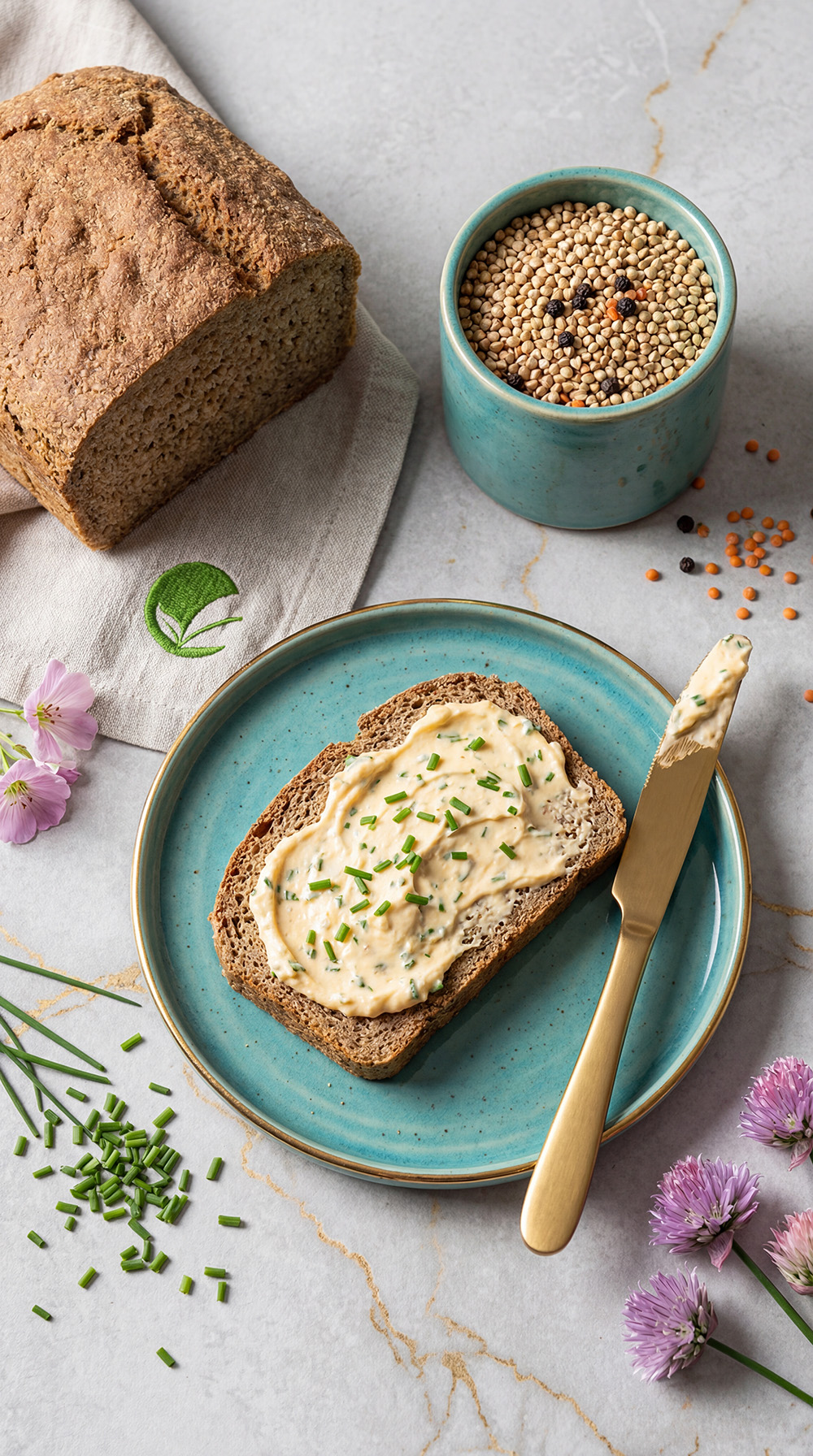 Chleb z kaszy gryczanej białej niepalonej – bez mąki i drożdży