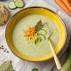 Zupa krem z ogórka zielonego – lekka postna zupa bez tłuszczu