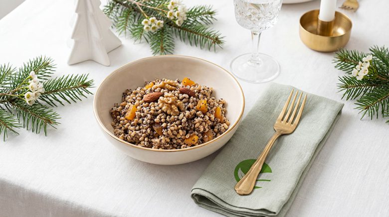 Kutia wigilijna – wersja roślinna bez cukru