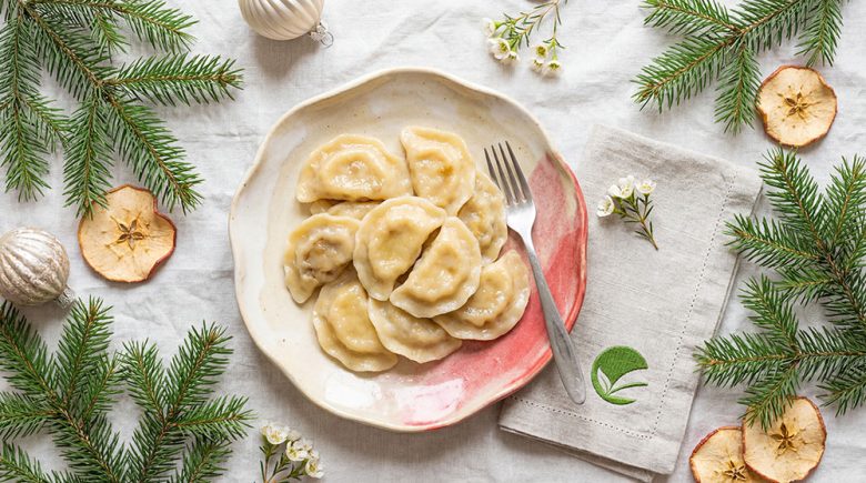 Pierogi z kapustą kiszoną i grzybami – świąteczna wersja lekka