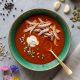 Kremowa zupa pomidorowa z indykiem – kolacja w diecie przy Hashimoto