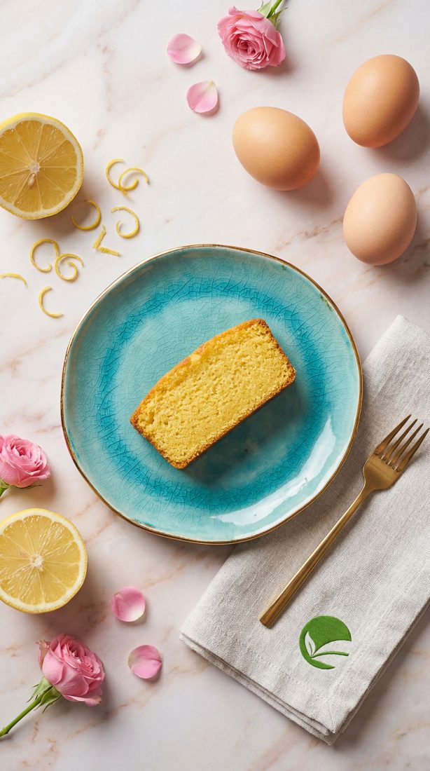Migdałowa keto babka z jogurtem greckim i oliwą