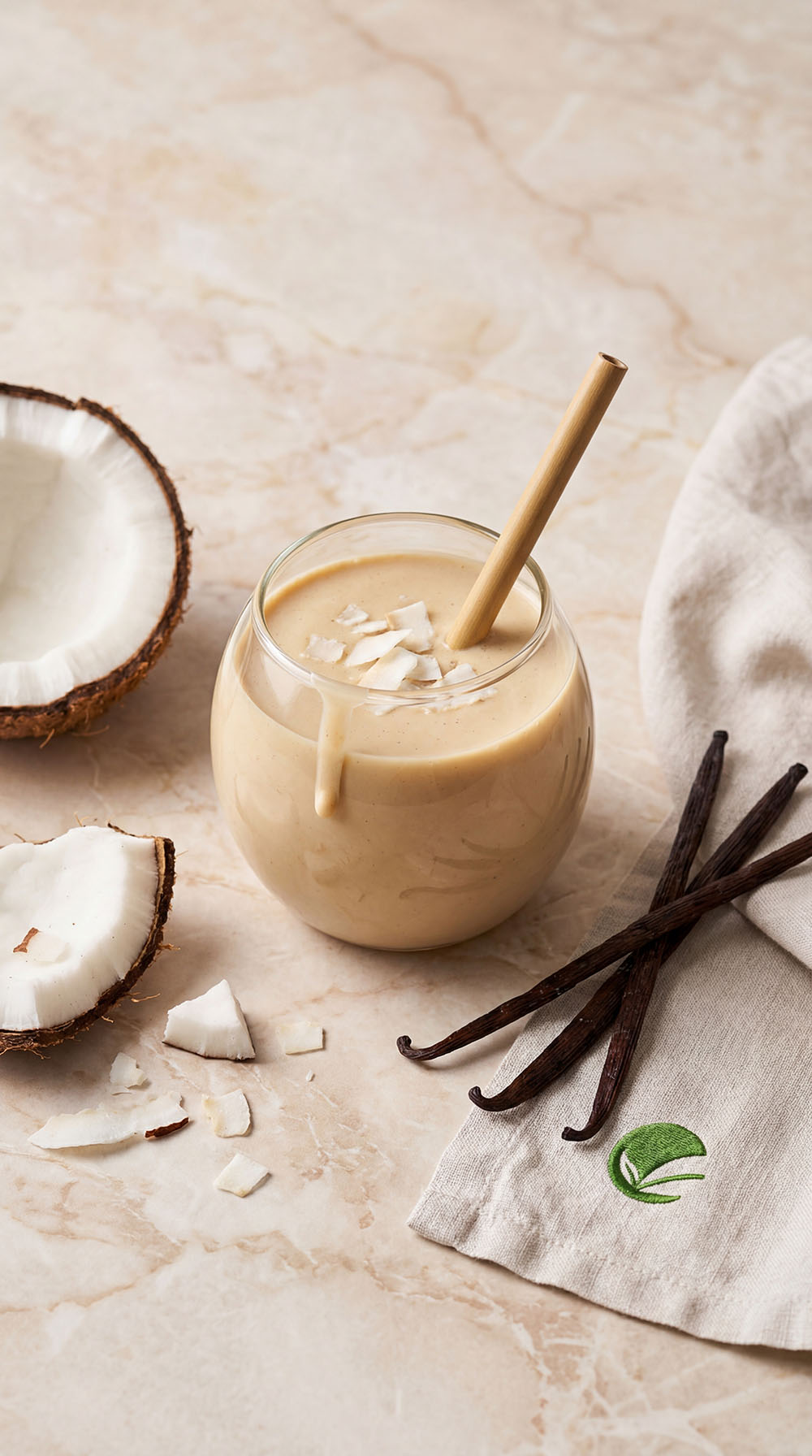 Keto shot kokosowo-waniliowy – szybka przekąska low carb