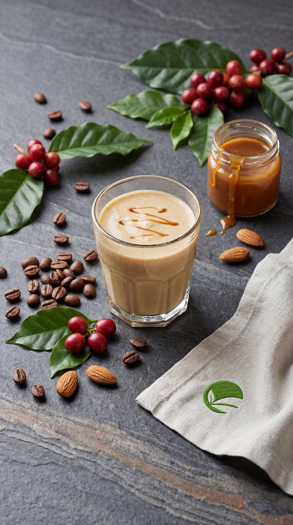 Low carb shot kawowy z nutą karmelu – szybka keto przekąska