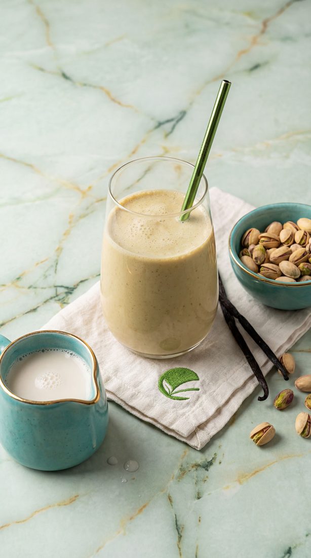 Keto shot pistacjowo-śmietankowy – szybka przekąska low carb