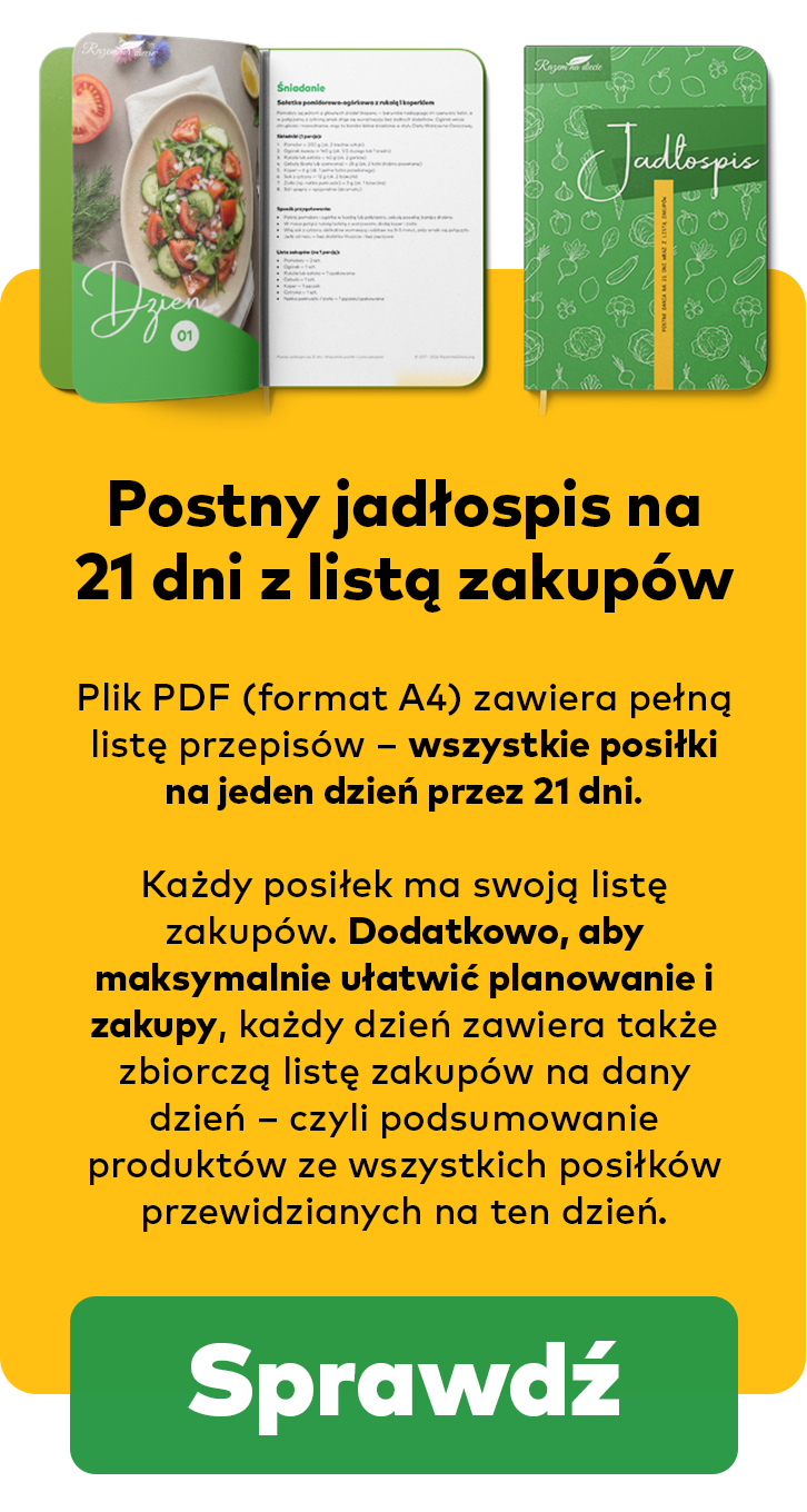 Postny Jadłospis na 21 dni