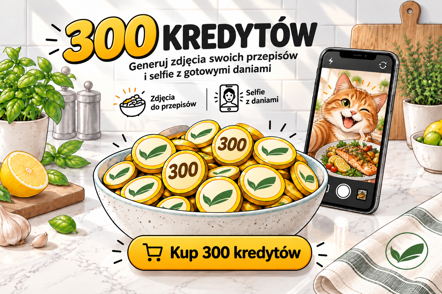 VitBites — 300 kredytów na zdjęcia