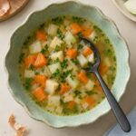 Warzywna zupa z kalarepy i marchewki